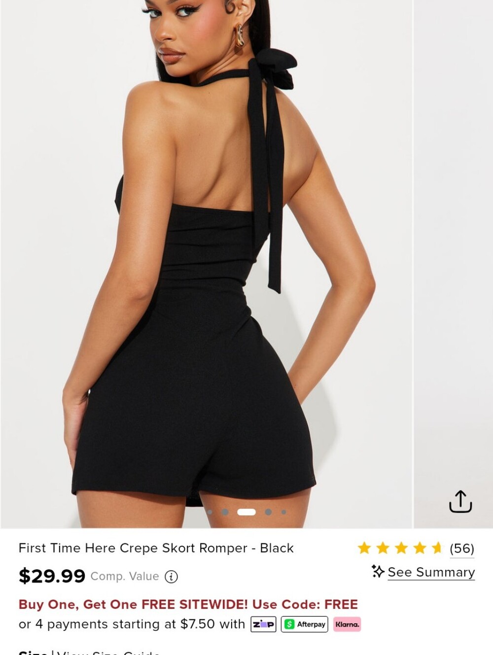 2 Fashion Nova Rompers - Picture 5 of 5